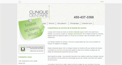 Desktop Screenshot of cliniquedentaireducarrefour.com